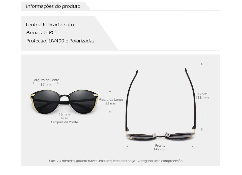 Occhiali da Sole - Modello Moda Gato