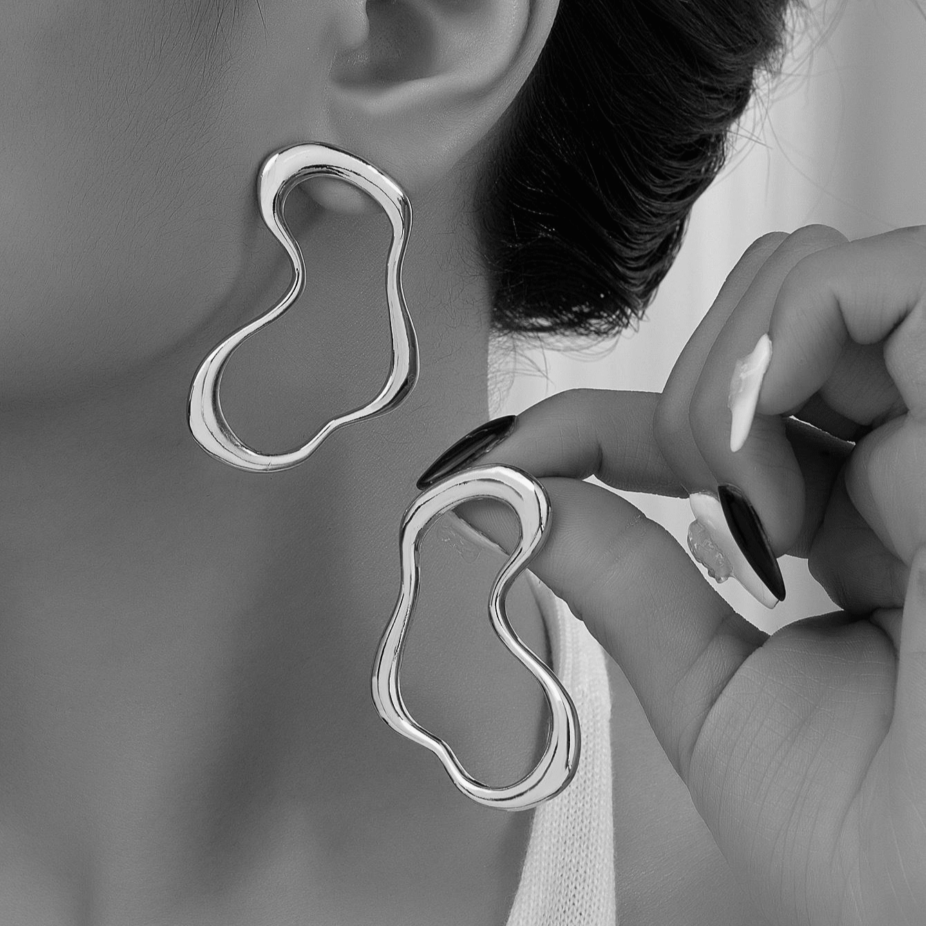 Orecchini linea organica