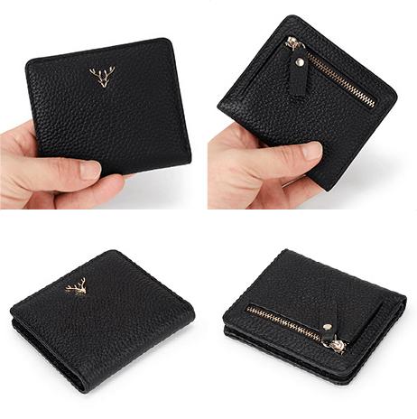 Portafoglio da Donna Compatto in Pelle Legittima Modello Roseli