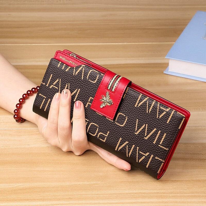 Portafoglio da Donna in Pelle Genuina Modello WilliamPolo