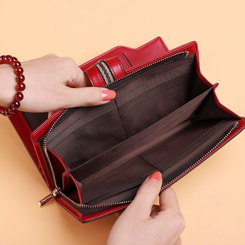 Portafoglio da Donna in Pelle Genuina Modello WilliamPolo