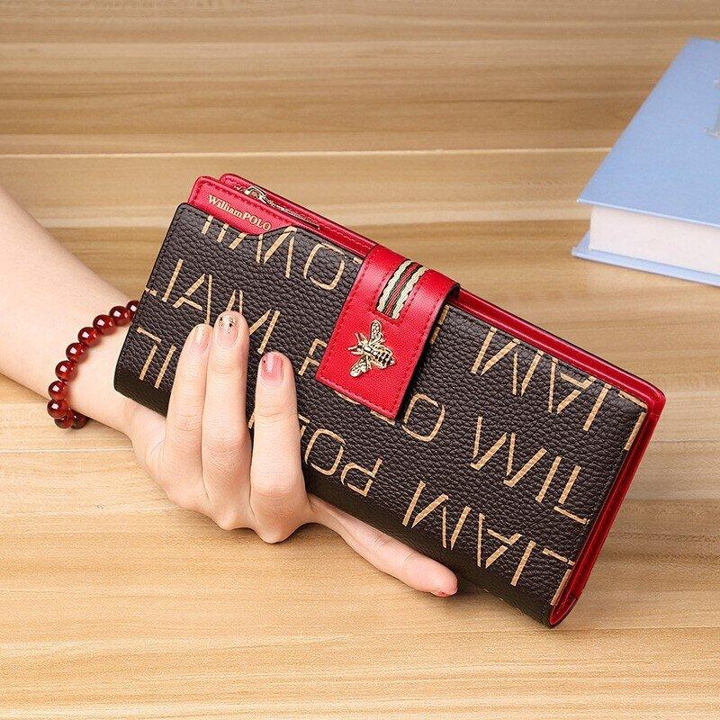 Portafoglio da Donna in Pelle Genuina Modello WilliamPolo