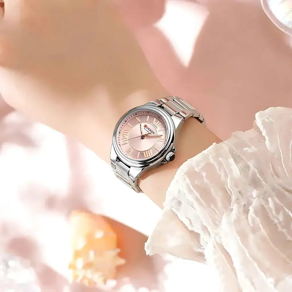 Orologio da Polso Femminile Argento Modello Grace Rosé