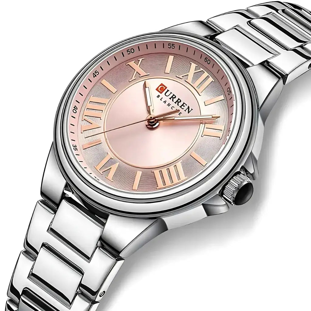 Orologio da Polso Femminile Argento Modello Grace Rosé