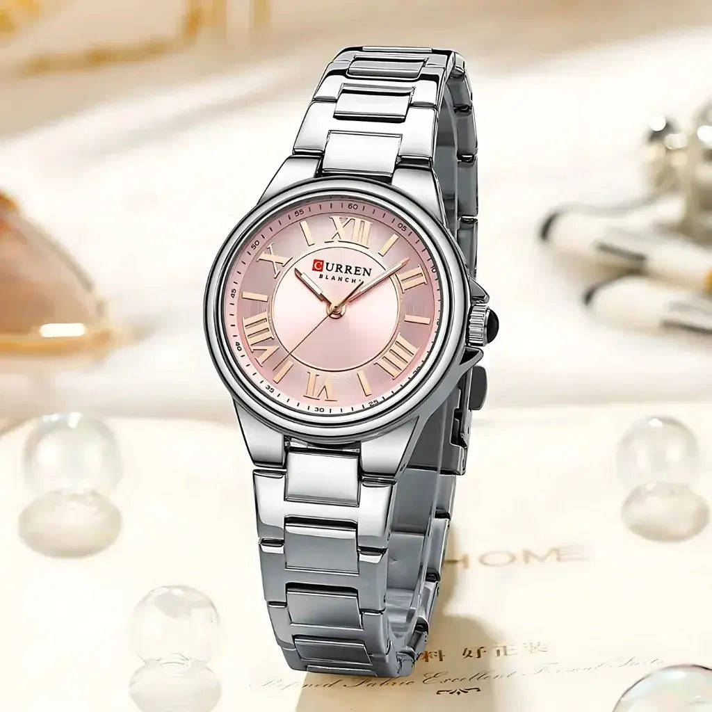 Orologio da Polso Femminile Argento Modello Grace Rosé