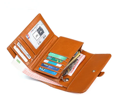 Portafoglio da Donna in Pelle Genuina Modello Lucy Luxury