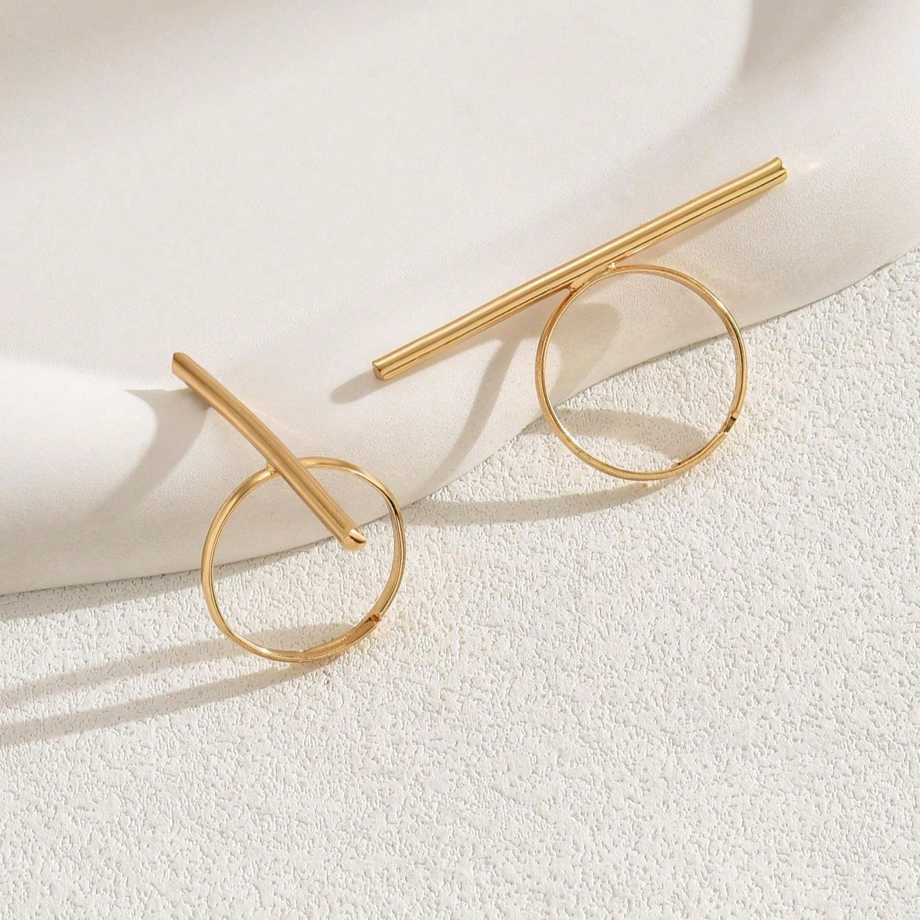 Set di 2 anelli minimalisti
