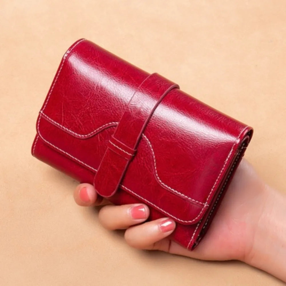 Portafoglio da Donna in Pelle Genuina Modello Lucy Luxury