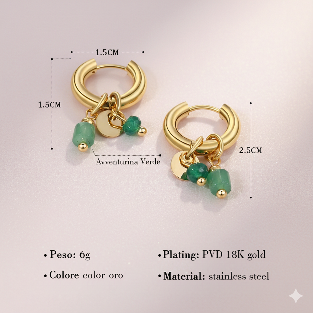 Orecchini Dorati: Il Potere dello Stile Italiano a Portata di Mano.