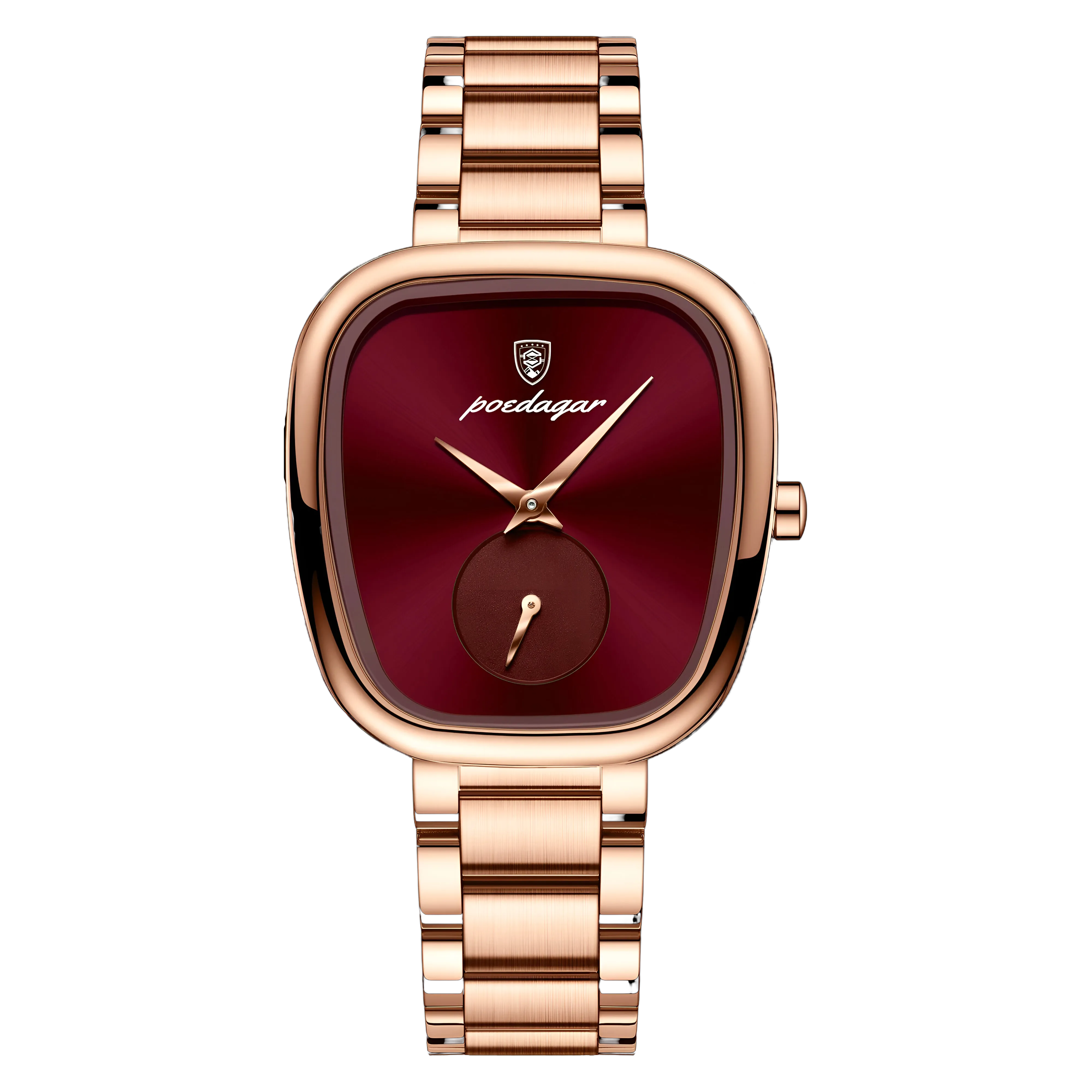 Orologio da donna Poedagar impermeabile in acciaio inox con confezione inclusa