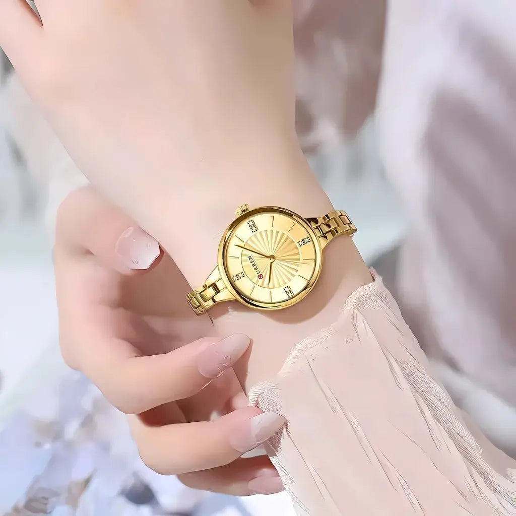 Orologio da Polso Femminile Dorato Modello Royale