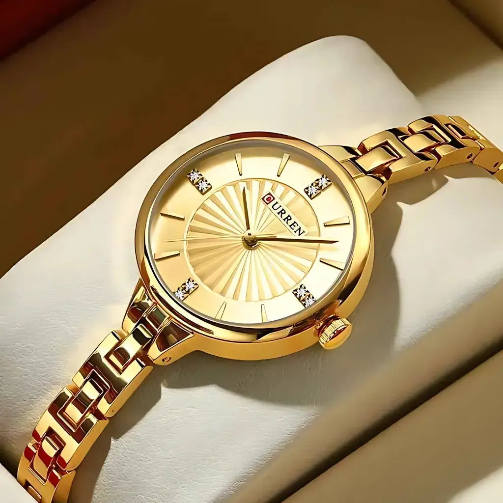 Orologio da Polso Femminile Dorato Modello Royale