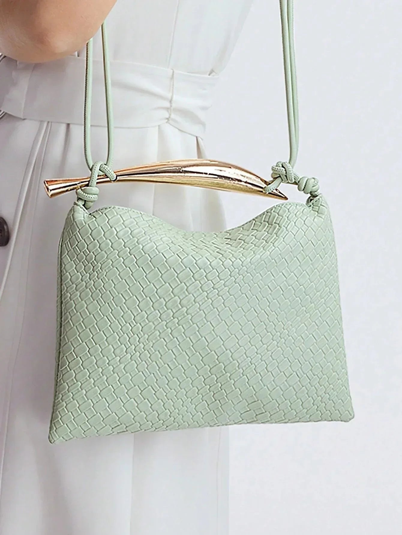 Borsa in pelle texturizzata “Riviera”