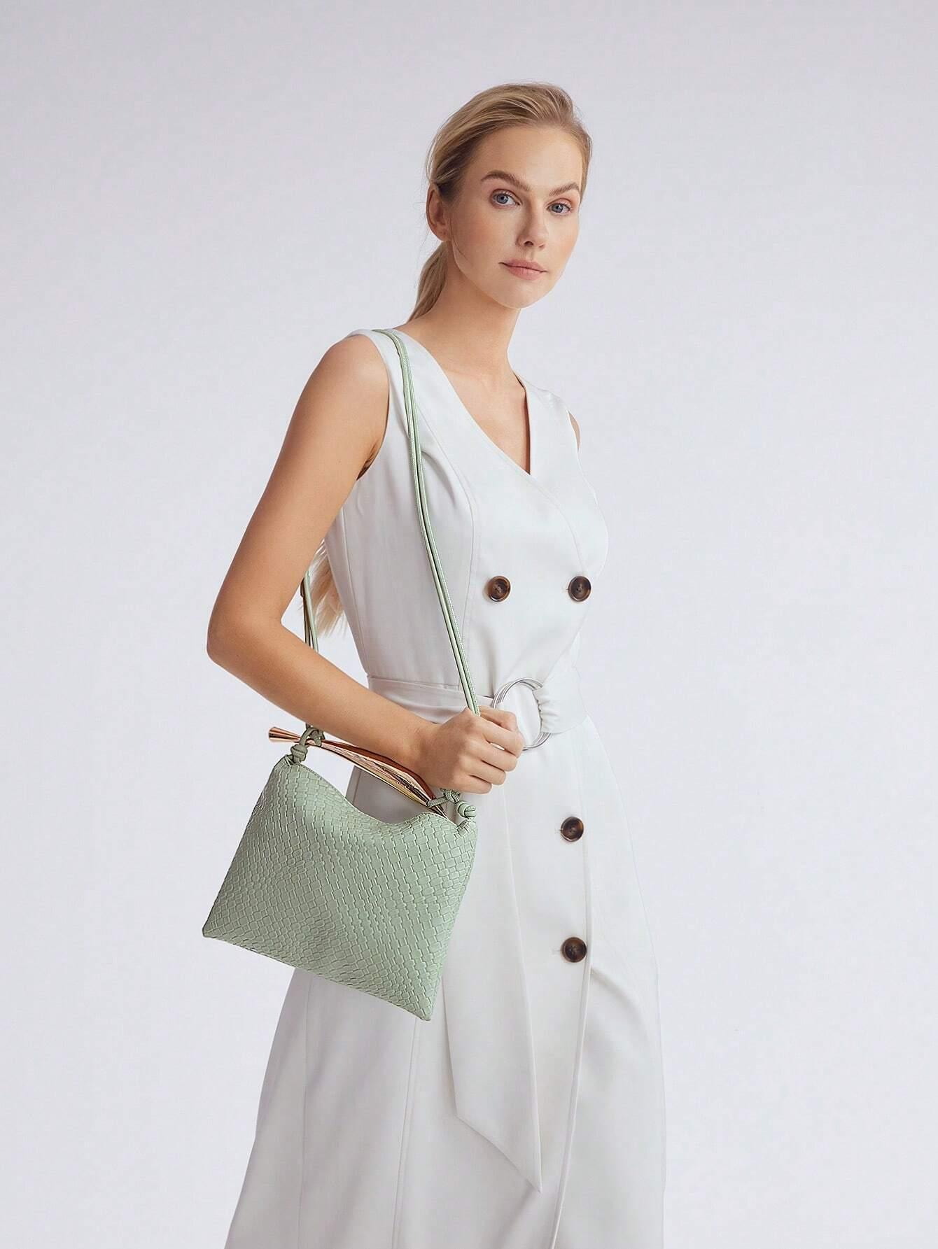 Borsa in pelle texturizzata “Riviera”